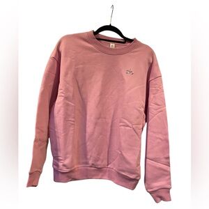 NWT Alo Yoga accolade crewneck pullover CANDY HEART PINK Size XS
